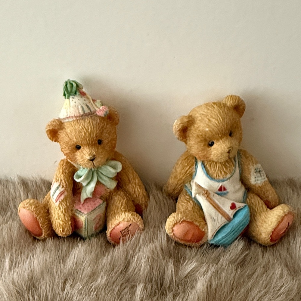 1992 Cherished Teddies "Two Sweet Two Bear"